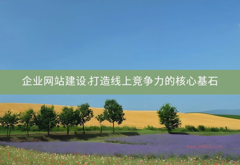 企业网站建设，打造线上竞争力的核心基石