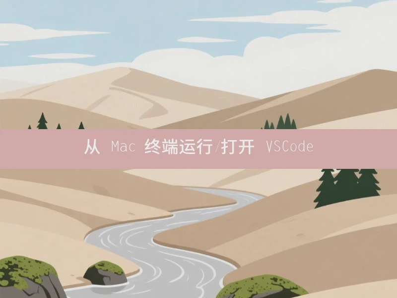 从 Mac 终端运行/打开 VSCode