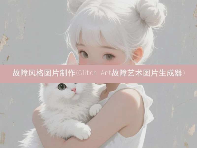 故障风格图片制作(Glitch Art故障艺术图片生成器)