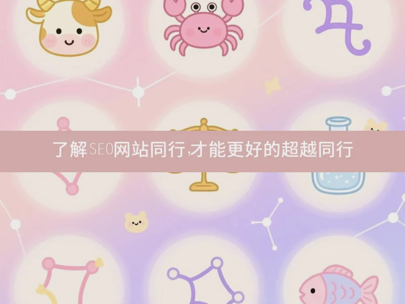 了解SEO网站同行，才能更好的超越同行