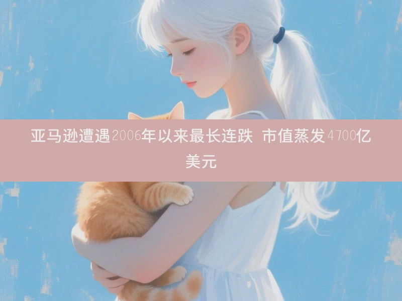 亚马逊遭遇2006年以来最长连跌 市值蒸发4700亿美元