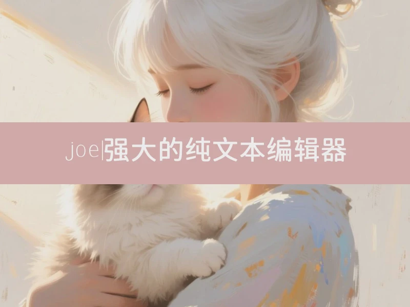 joe|强大的纯文本编辑器
