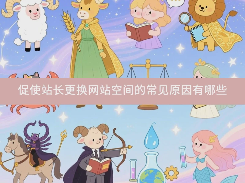 促使站长更换网站空间的常见原因有哪些