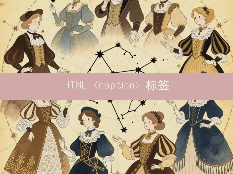 HTML <caption> 标签