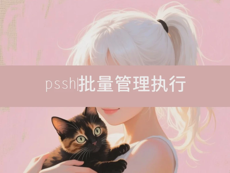pssh|批量管理执行
