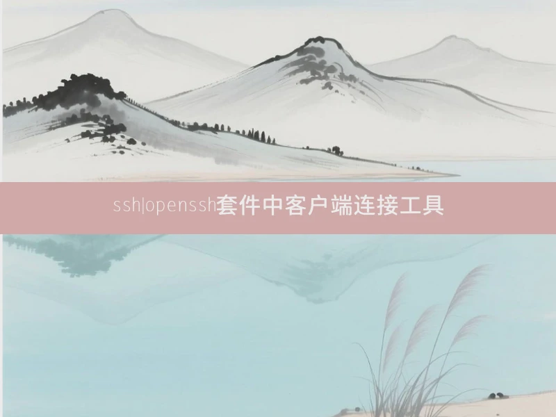 ssh|openssh套件中客户端连接工具
