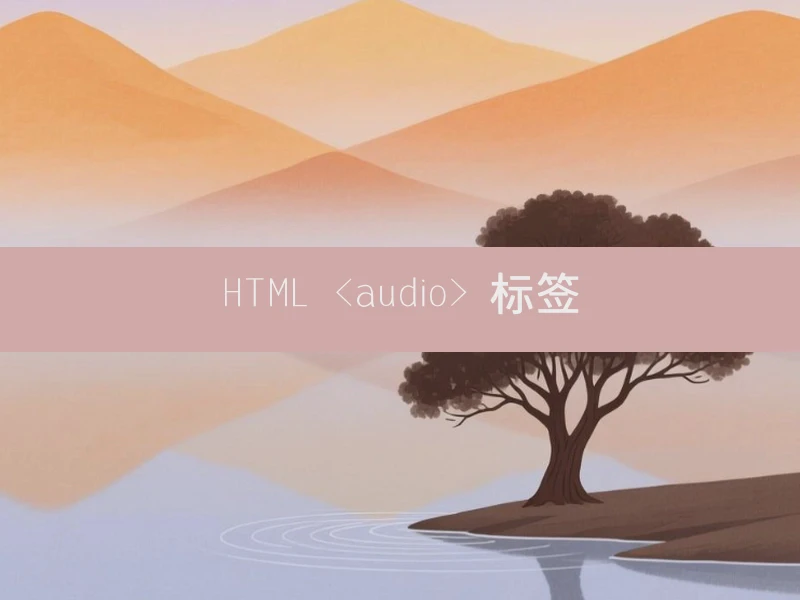 HTML <audio> 标签