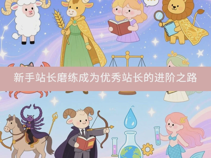 新手站长磨练成为优秀站长的进阶之路